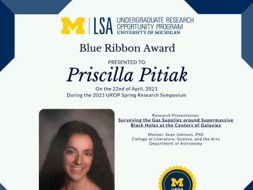 2021 UROP Spring Symposium Blue Ribbon IG 1 